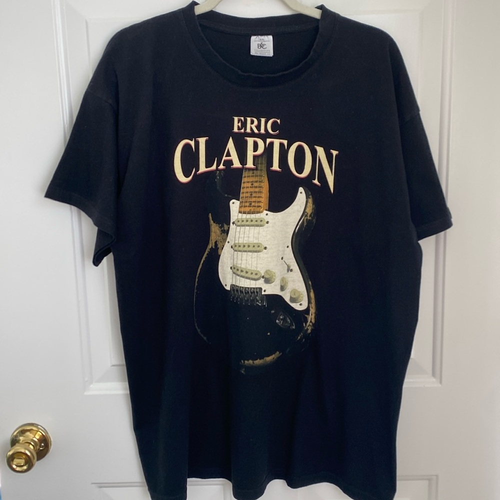 Eric Clapton 2017 Graphic Concert T-Shirt - 50 Years of Music Tour - Size XXL